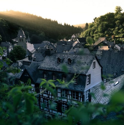 View of a house in Monschau